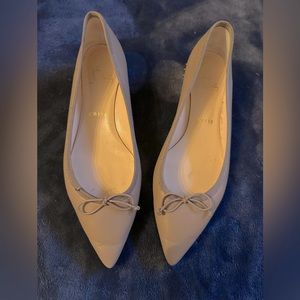 UC Cristian Loubutin Nude Flats with spikes